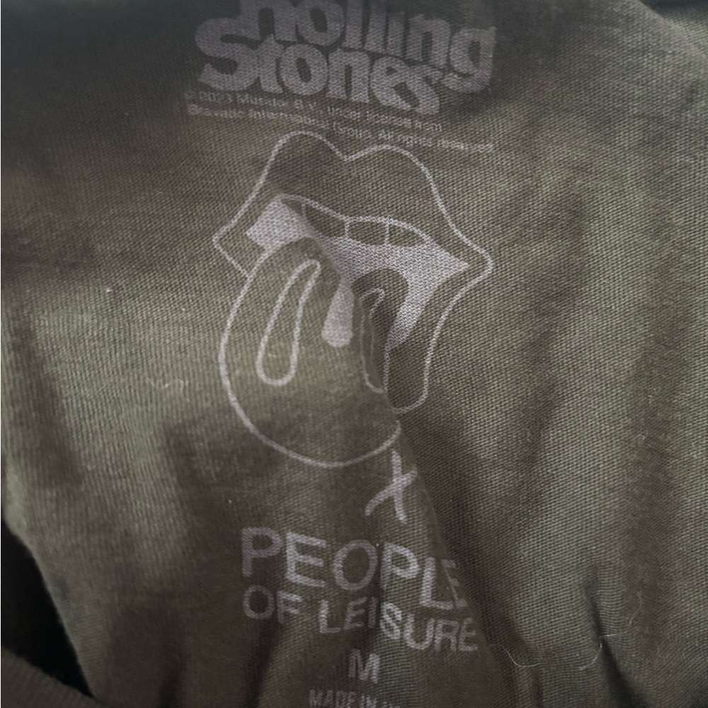 Urban Outfitters Rolling Stones Tee - Olive size medium - Picture 4 of 5
